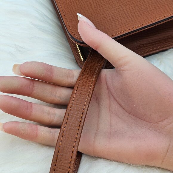 Burberry  Brown Leather Clutch - Picture 16 of 16